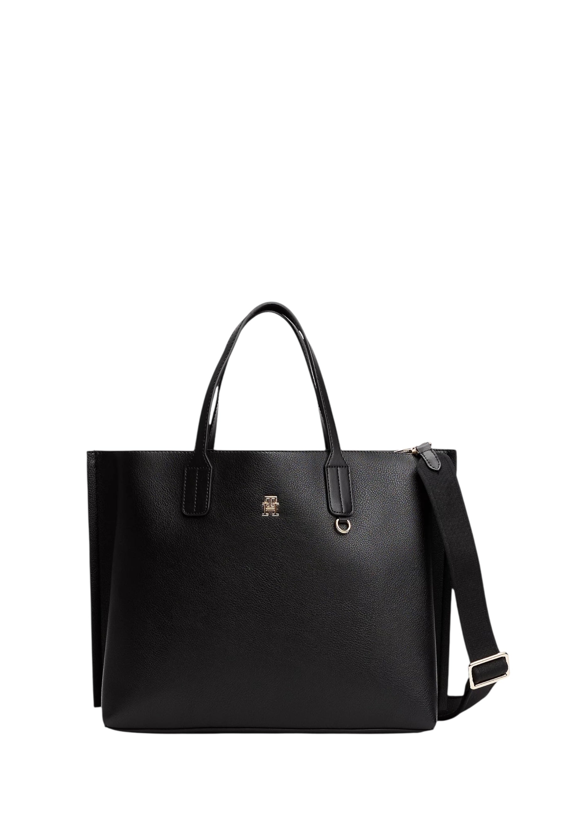 BORSA DONNA SHOPPER TOMMY HILFIGER AW0AW17463 BDS NERO – BiosaBorse