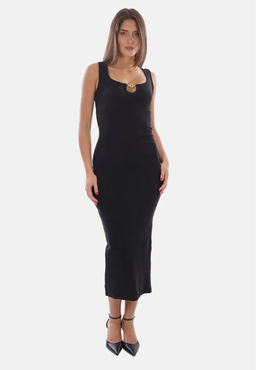 ABITO LUNGO DONNA GAELLE GAABW09313 NERO