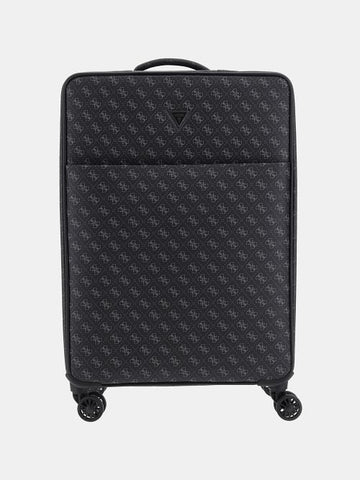 GUESS MEDIUM TROLLEY SUITCASE VEZZOLA TMVZLSP3302 DARK BLACK 