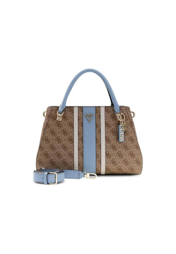 BORSA A MANO E TRACOLLA DONNA GUESS NOELLE II BS967207 LATTE LOGO-LIGHT BLUE