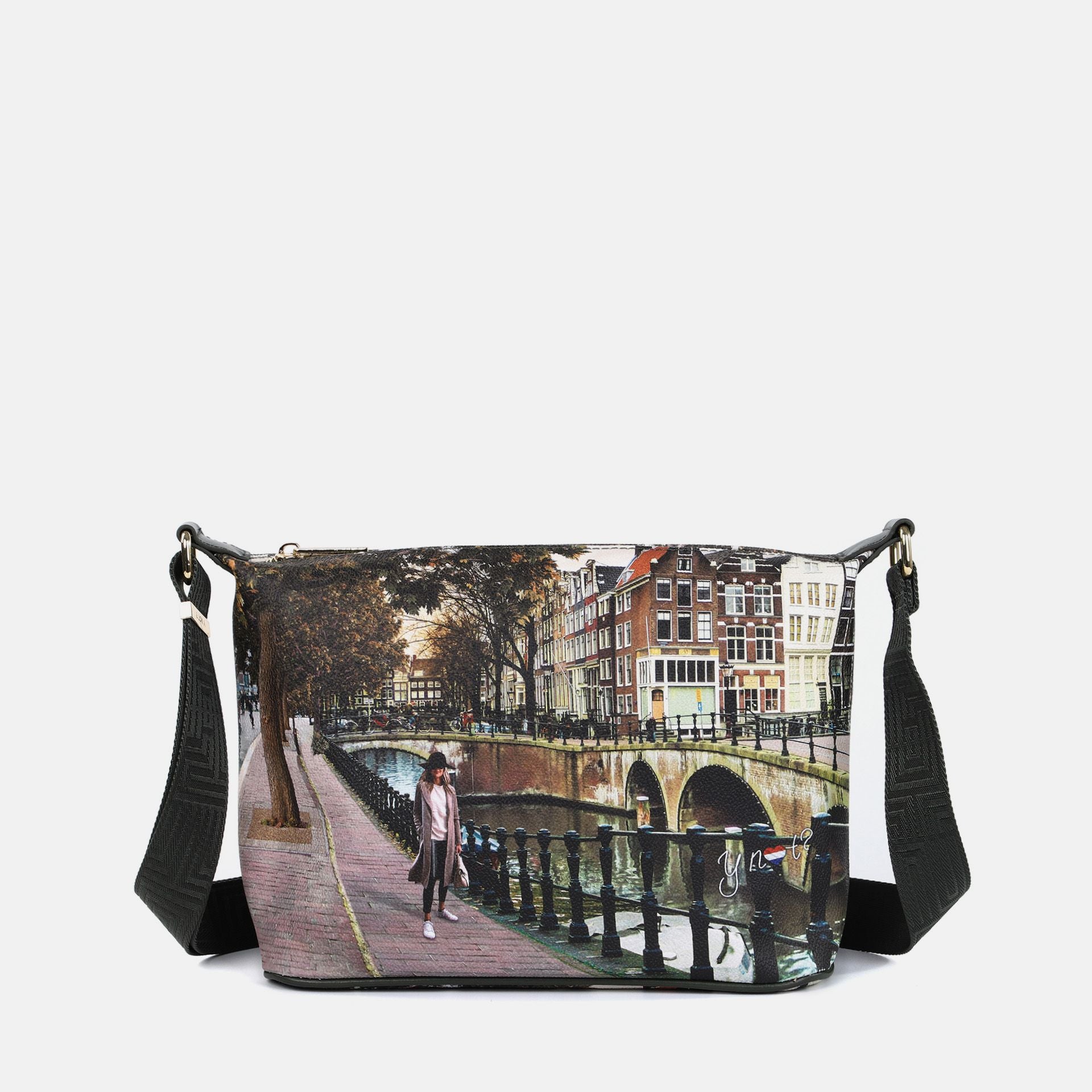 BORSA HOBO SMALL TRACOLLINA DONNA YNOT YES-592F6 AMSTERDAM BRIDGE
