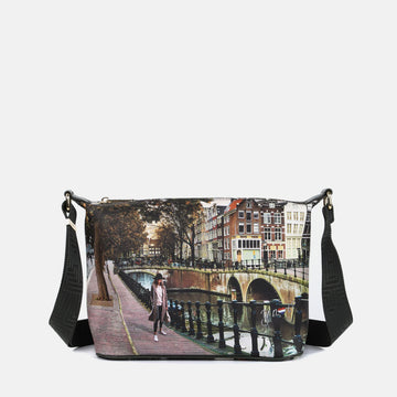 BORSA HOBO SMALL TRACOLLINA DONNA YNOT YES-592F6 AMSTERDAM BRIDGE