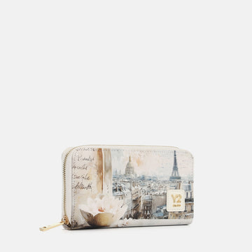 PORTAFOGLIO DONNA YNOT LUNGO ART YES-361S6 PARIS DREAMS