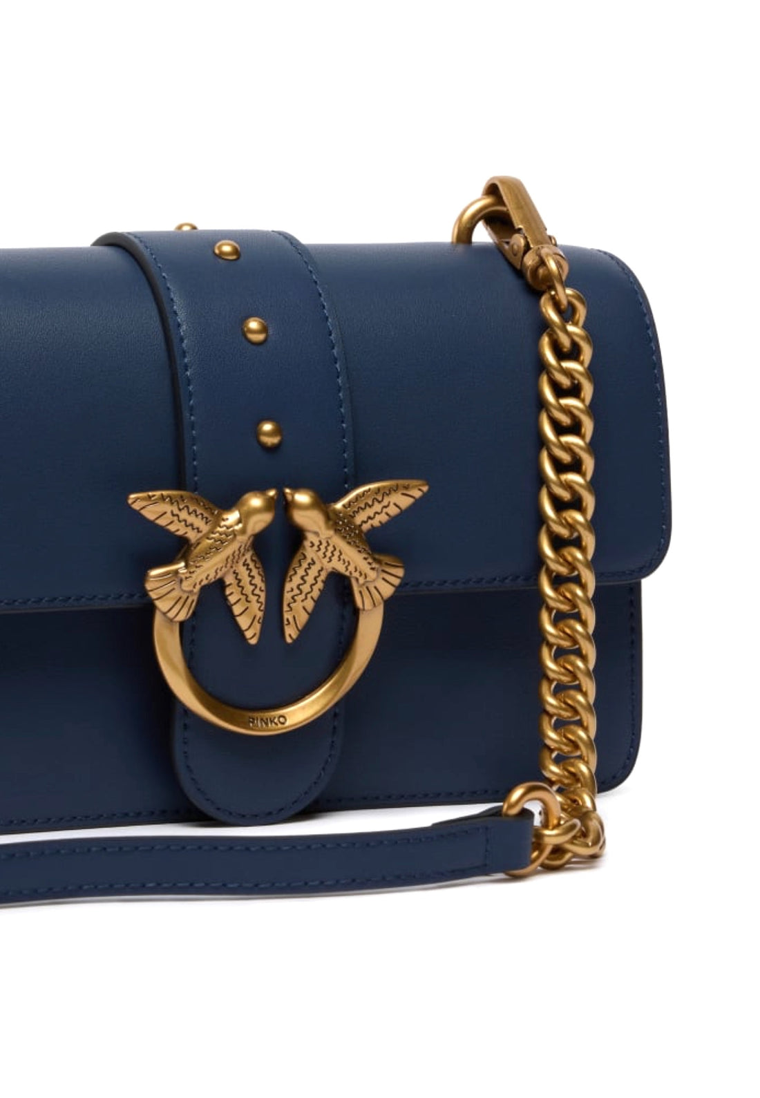 BORSA PINKO LOVE ONE MINI 105856 A0F1 G08Q BLU INDACO