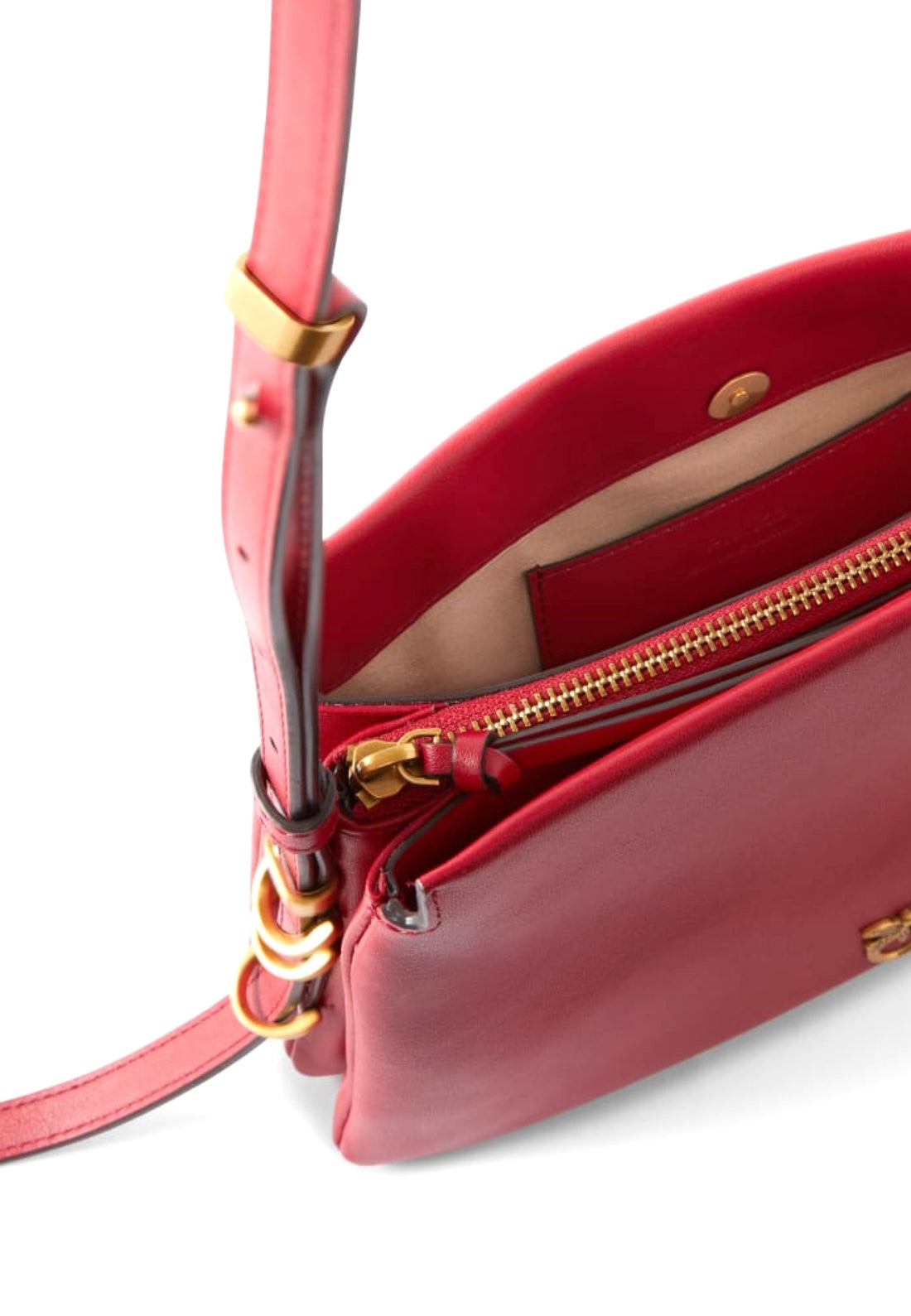 BORSA PINKO TRIPLET MINI VITELLO 105883 A0QO OA4Q ROSSO LAMPONE