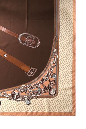 FOULARD BELTS LOGO LIU-JO 2F6071T2745 00533 T.MORO