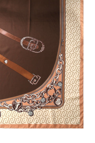 FOULARD BELTS LOGO LIU-JO 2F6071T2745 00533 T.MORO