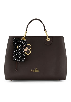 BORSA A MANO E TRACOLLA  BRACCIALINI BETH B19220 CIOCCOLATO
