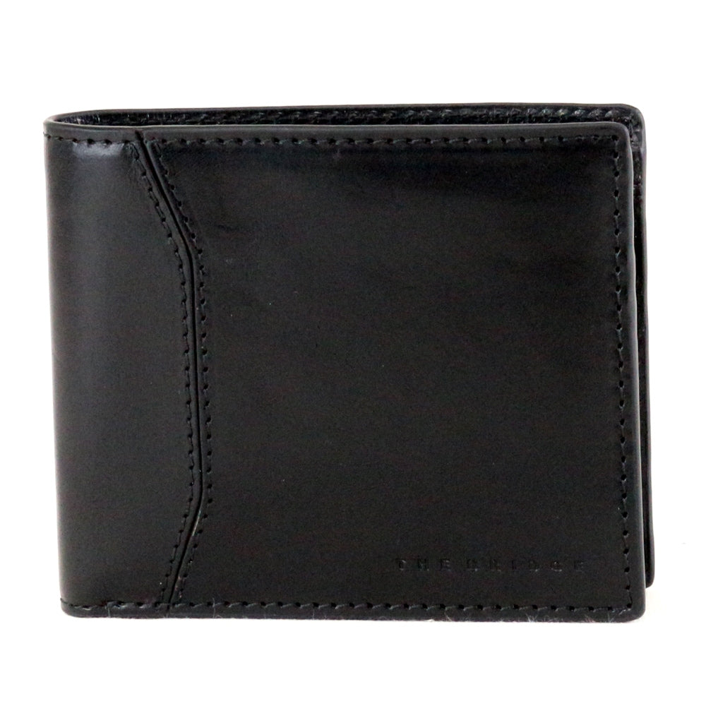 THE BRIDGE MEN'S WALLET WITHOUT FLAP 01453401 BLACK