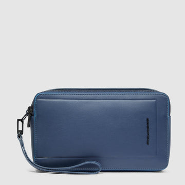 POCHETTE DA POLSO UOMO PIQUADRO AC4221S138R BLU