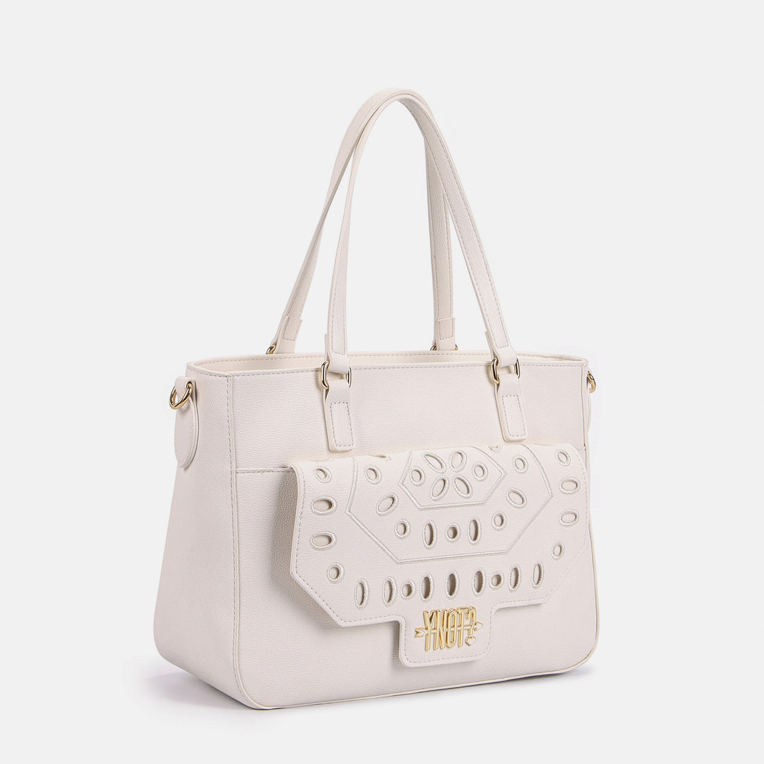 BORSA A SPALLA E TRACOLLA YNOT MAR-008S6 WHITE