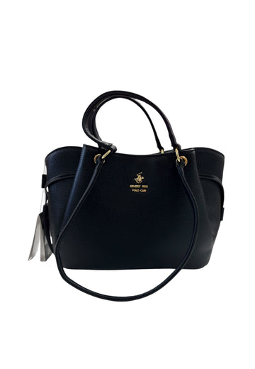BORSA A MANO-SPALLA-TRACOLLA DONNA BEVERLY HILLS POLO CLUB BH-4402 NERO