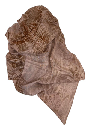 PASHMINA DONNA YNOT RETTANGOLARE GUM-112F6 TAN