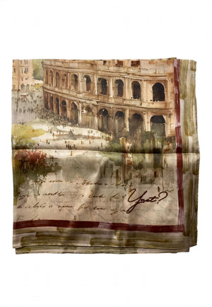 FOULARD DONNA YNOT QUADRATO FLD-090F7 ROME