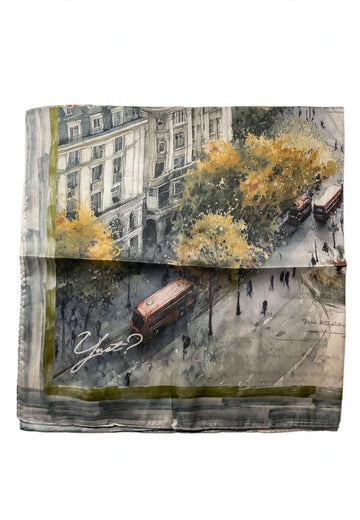 FOULARD DONNA YNOT QUADRATO FLD-090F7 LONDON BERRY