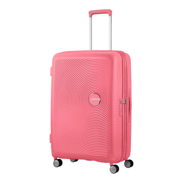VALIGIA TROLLEY AMERICAN TOURISTER RIGIDA MEDIA SOUNDBOX  88473 SUN KISSED CORALLO 67CM