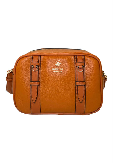 BORSA CAMERA BAG TRACOLLINA DONNA BEVERLY HILLS POLO CLUB BH-4453 CUOIO