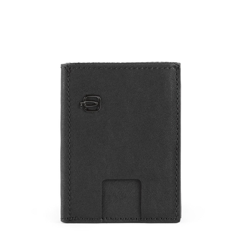 PIQUADRO WALLET CARD HOLDER PU5203B3R BLACK