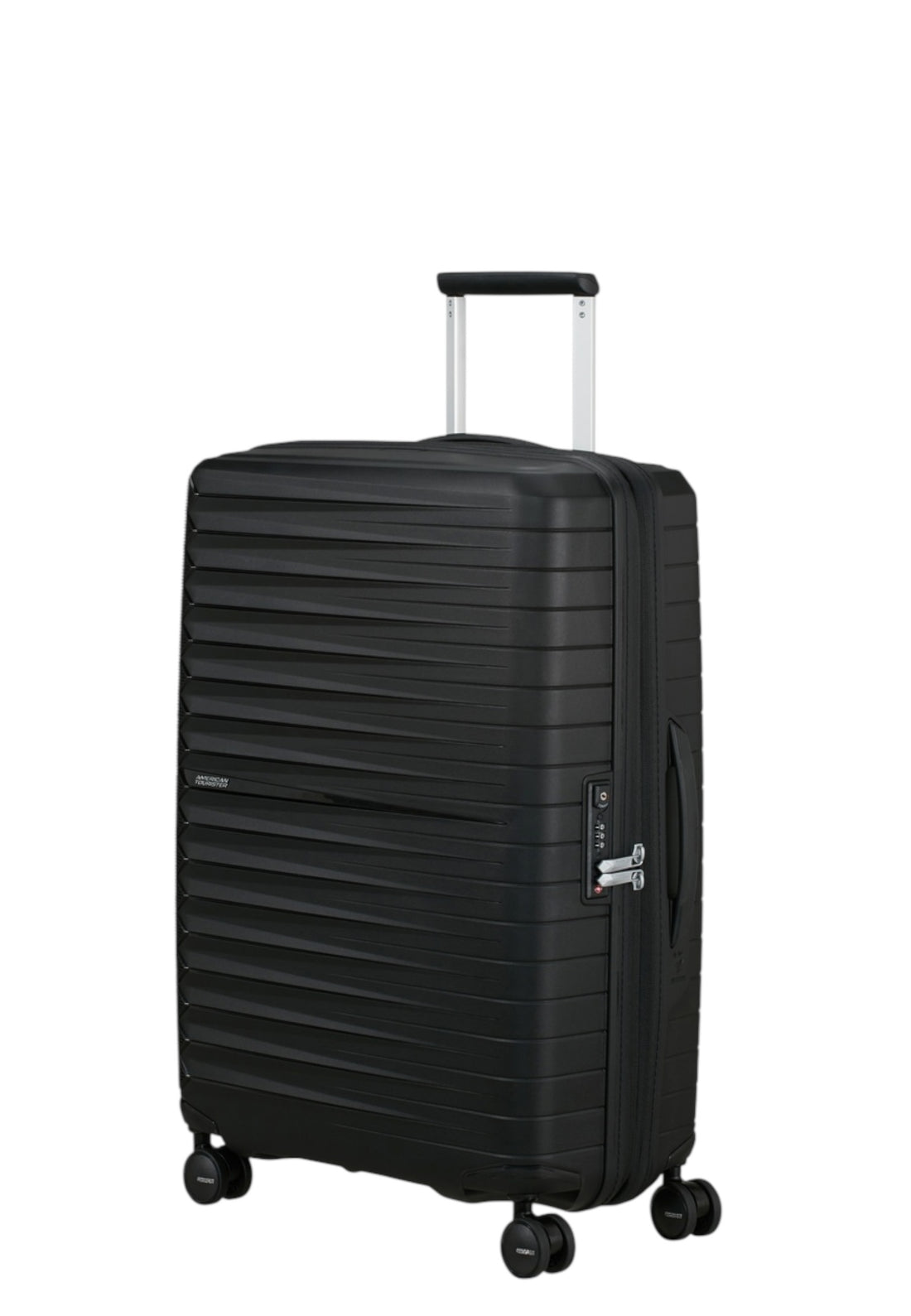 VALIGIA TROLLEY MEDIA AMERICAN TOURISTER FASTFORWARD 155260 FLASH BLACK 68 CM