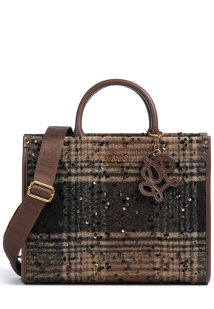 BORSA A MANO E TRACOLLA MEDIUM LIU-JO RIDHI AF6192_T759A T.MORO