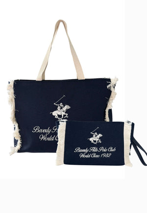 COORDINATO MARE BORSA + NECESSAIREBEVERLY HILLS POLO CLUB BLU