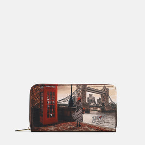 PORTAFOGLIO DONNA YNOT LUNGO YES-372F6 LONDON BRIDGE