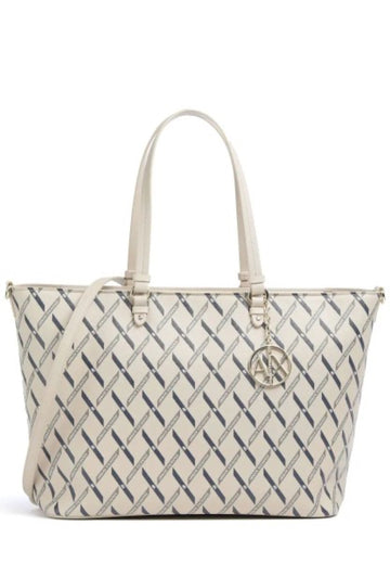 BORSA A SPALLA E TRACOLLA DONNA GRANDE ARMANI EXCHANGE XW000926 AF17155 M1245 OFF WHITE-SAND