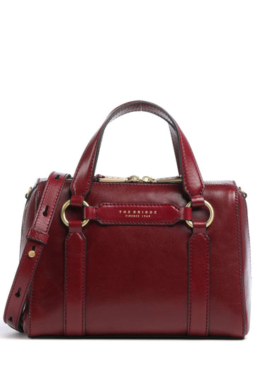 BORSA A MANO E TRACOLLA THE BRIDGE LAURA 04181601 01A ROSSO VINO