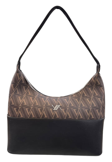 BORSA A SPALLA DONNA VERDE 16-0008074 NERO