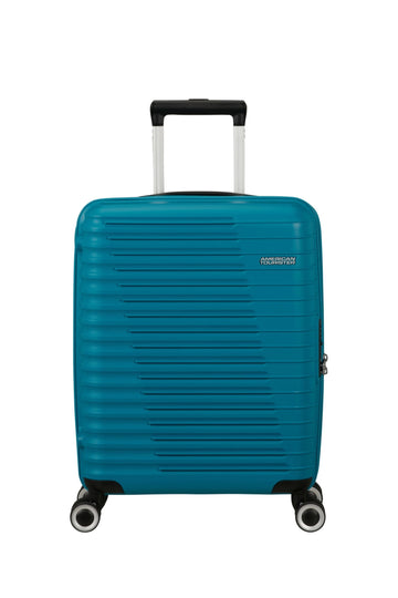 VALIGIA BAGAGLIO A MANO AMERICAN TOURISTER ROADRUSH 155562 MINERAL TEAL 55 CM