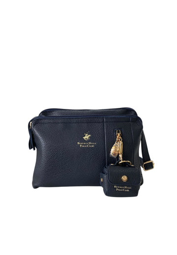 BORSA TRACOLLINA DONNA BEVERLY HILLS POLO CLUB BH-4566 BLU