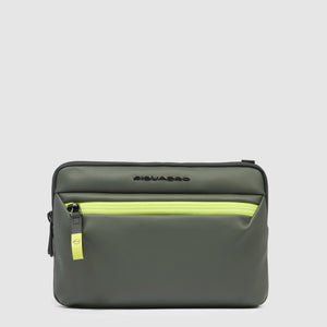 POCHETTE DA POLSO-BORSELLO UOMO GOMMATO IDROREPELLENTE PIQUADRO AC6492C2OW VERDE
