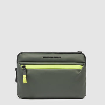 POCHETTE DA POLSO-BORSELLO UOMO GOMMATO IDROREPELLENTE PIQUADRO AC6492C2OW VERDE