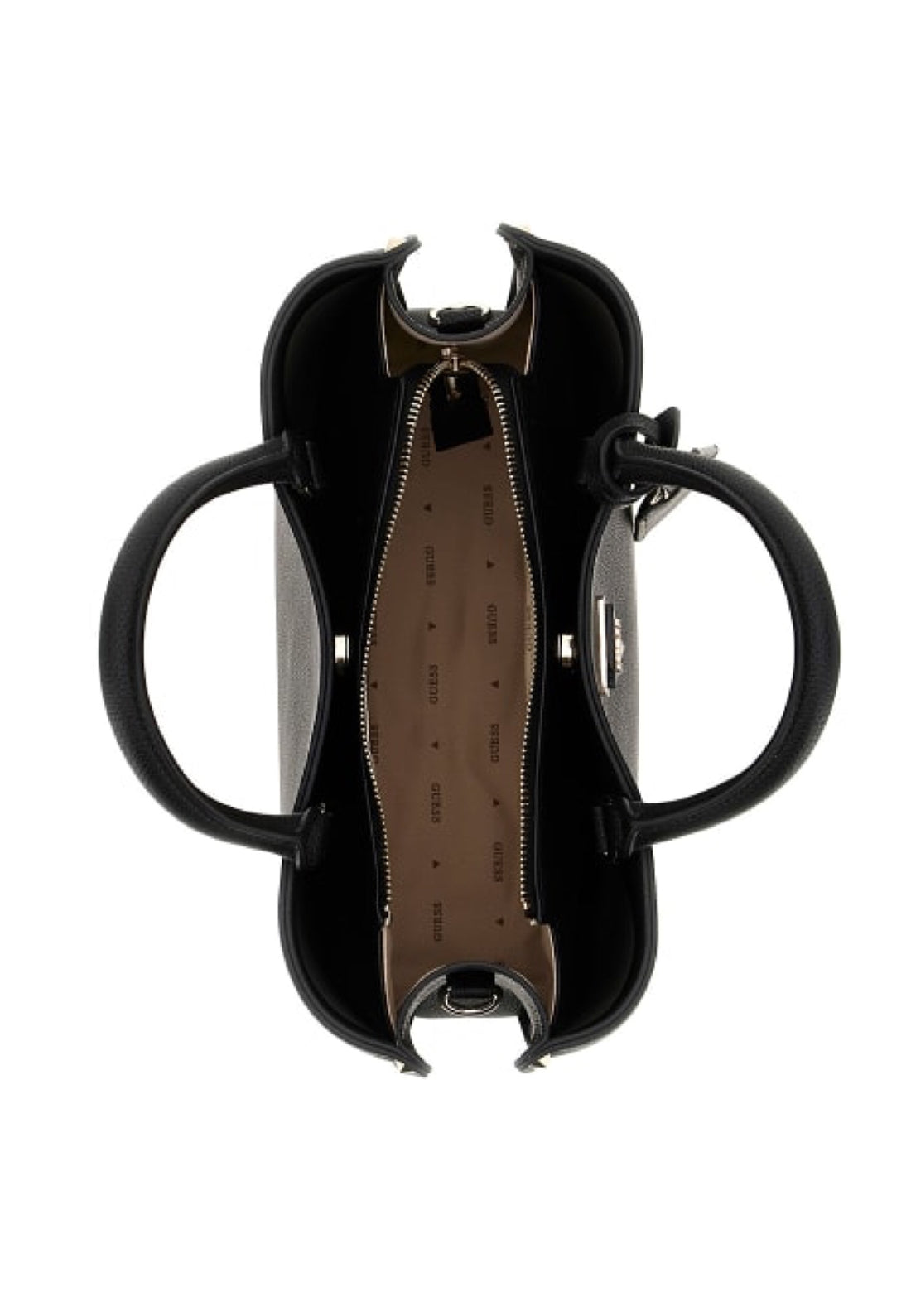 BORSA A MANO E TRACOLLA DONNA GUESS MERIDIAN II BG697406 BLACK