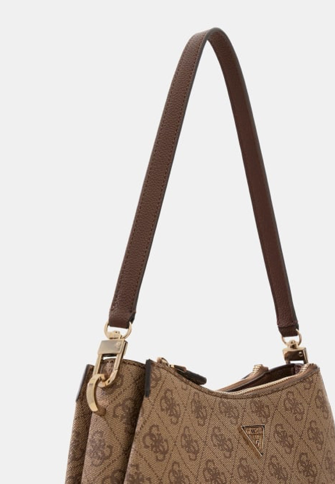 BORSA A SPALLA GUESS NOELLE II MINI BG967273 LATTE LOGO BROWN
