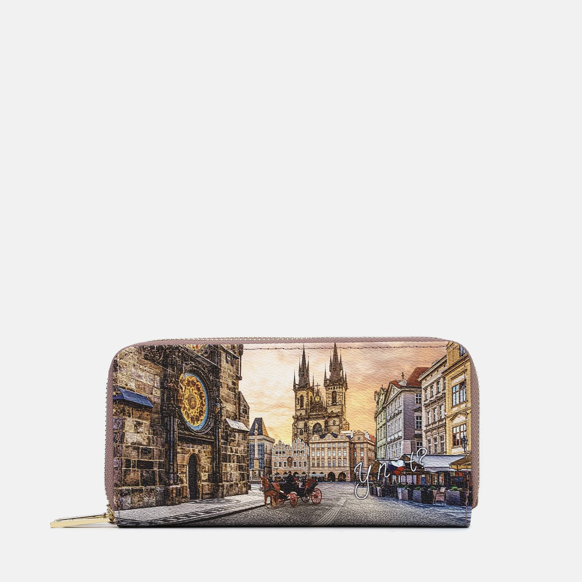 PORTAFOGLIO YNOT DOPPIA ZIP YES-568F6 ASTRO CLOCK