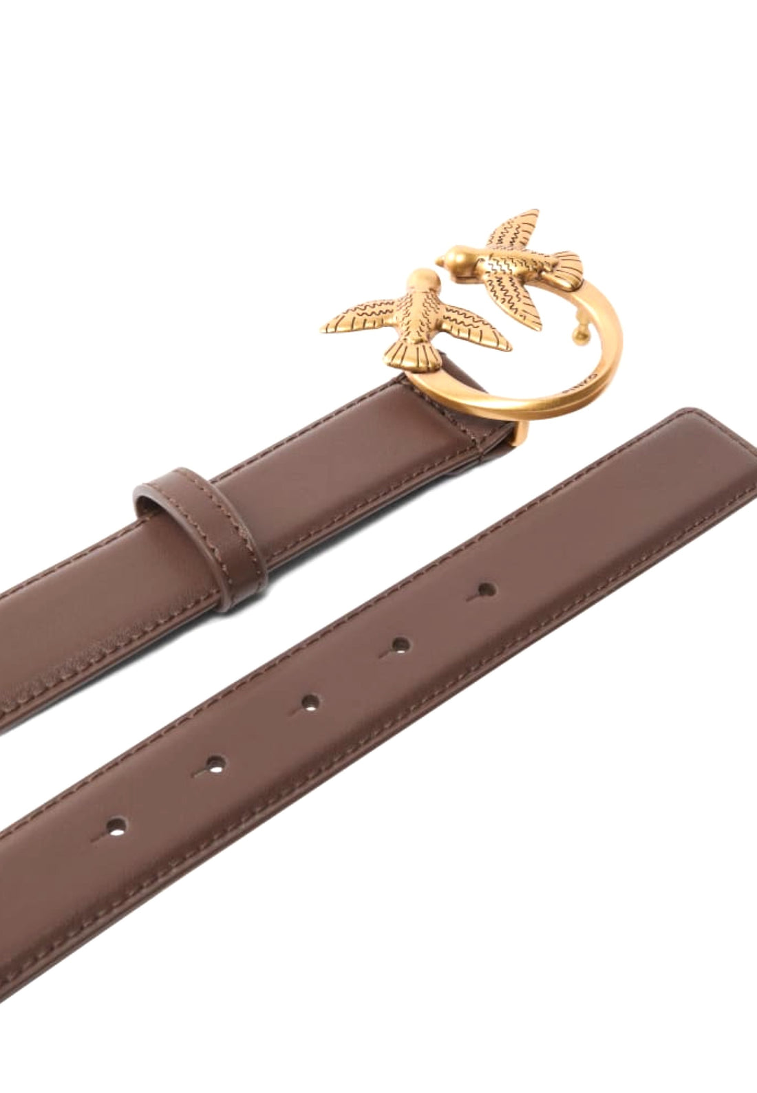 CINTURA PINKO LOVE BERRY H3 BELT 100125 A0F1 L74Q MARRONE CASTANO