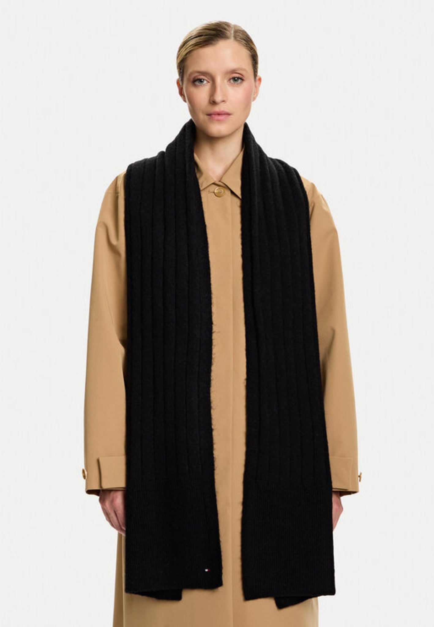 SCIARPA DONNA TOMMY HILFIGER AW0AW17787 BDS NERO