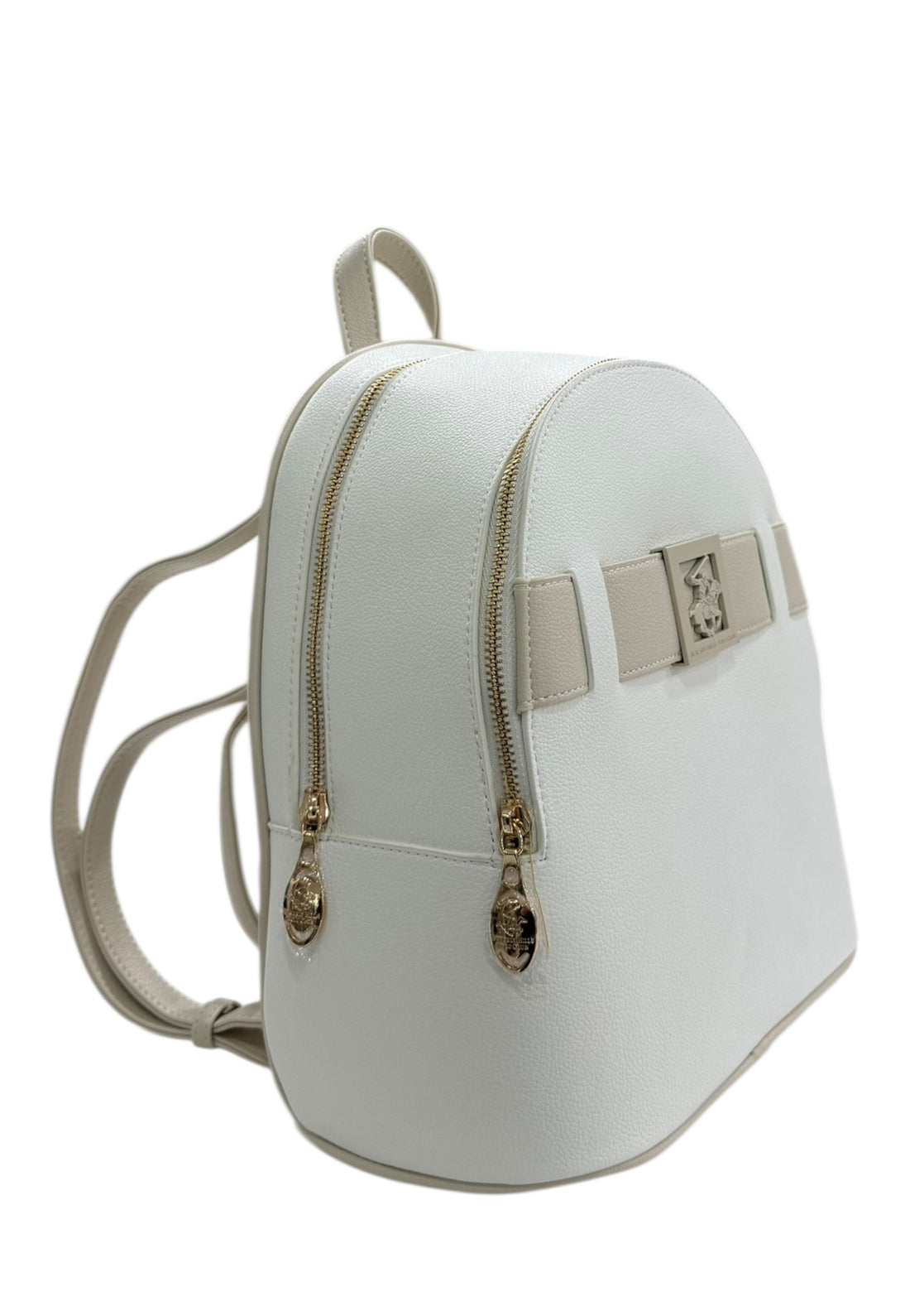 ZAINO DONNA BEVERLY HILLS POLO CLUB BH-4492 BIANCO-BEIGE