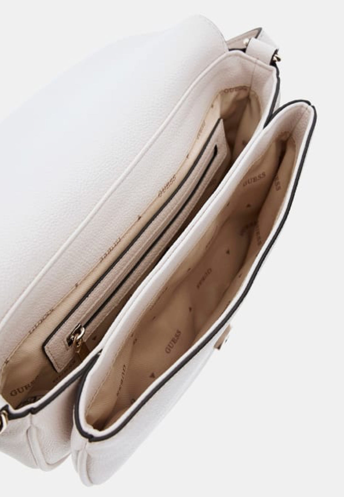 BORSA A SPALLA E TRACOLLA GUESS CALEBRA BG953621 OFF WHITE