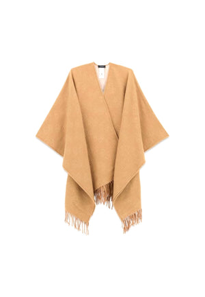 PONCHO MANTELLA GUESS DONNA AW5660POL03 BEIGE