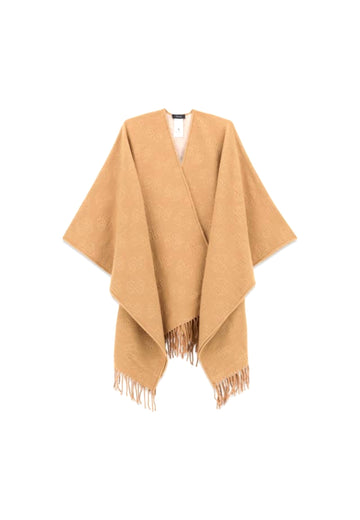 PONCHO MANTELLA GUESS DONNA AW5660POL03 BEIGE