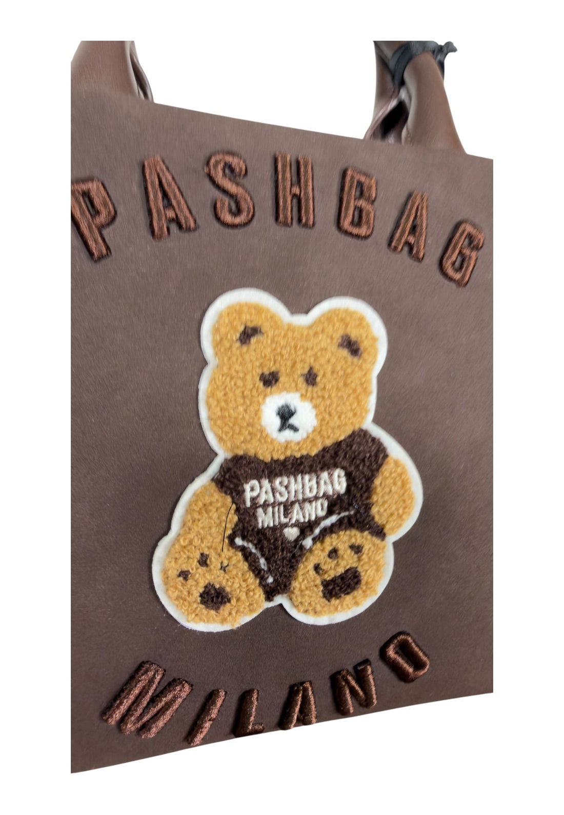 BORSA A MANO E TRACOLLA PASHBAG MARGE 20142 SHEPHERD SUEDE BROWN