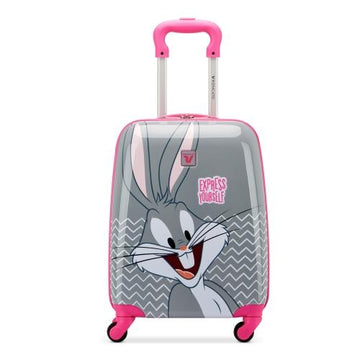 VALIGIA TROLLEY BAMBINI BAGAGLIO A MANO RONCATO LOONEY TUNES 44100102 BUGS BUNNY GRIGIO