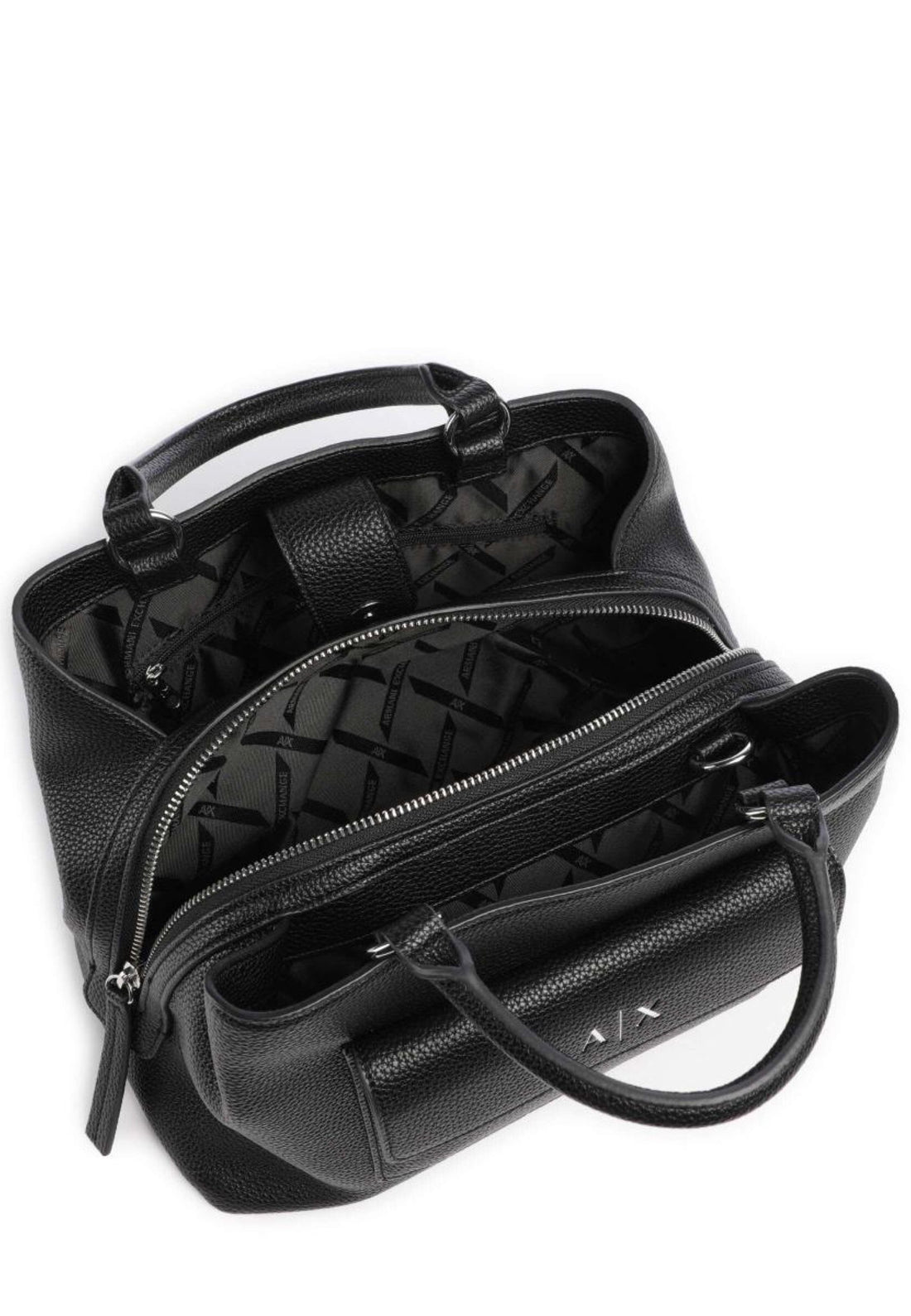 BORSA A MANO E TRACOLLA MEDIUM DONNA ARMANI EXCHANGE XW001545 AF17019 UC001 BLACK