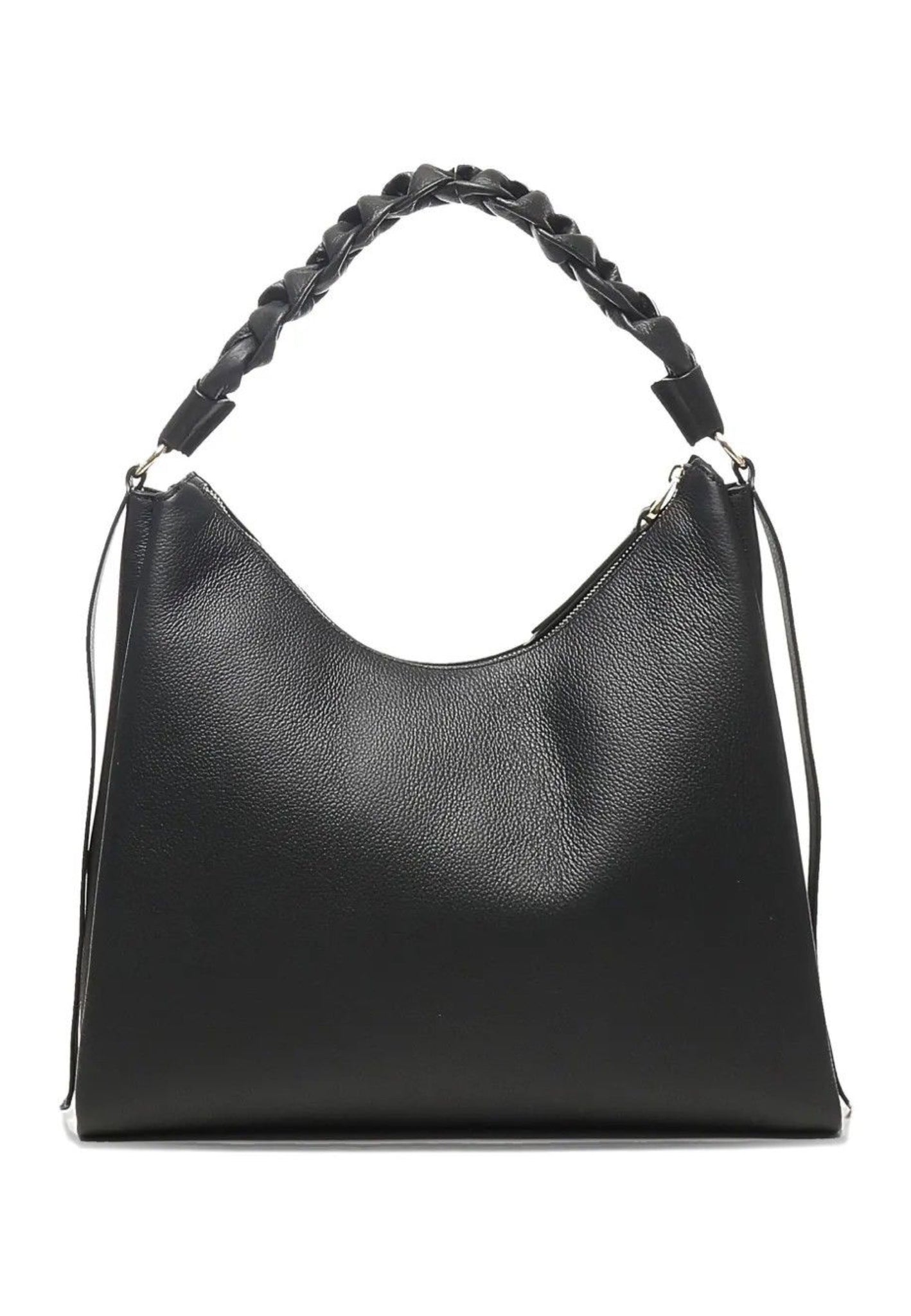 BORSA A SPALLA COCCINELLE BOHEME GRANA DOUBLE E1M50130201 613 NOIR-COGNAC