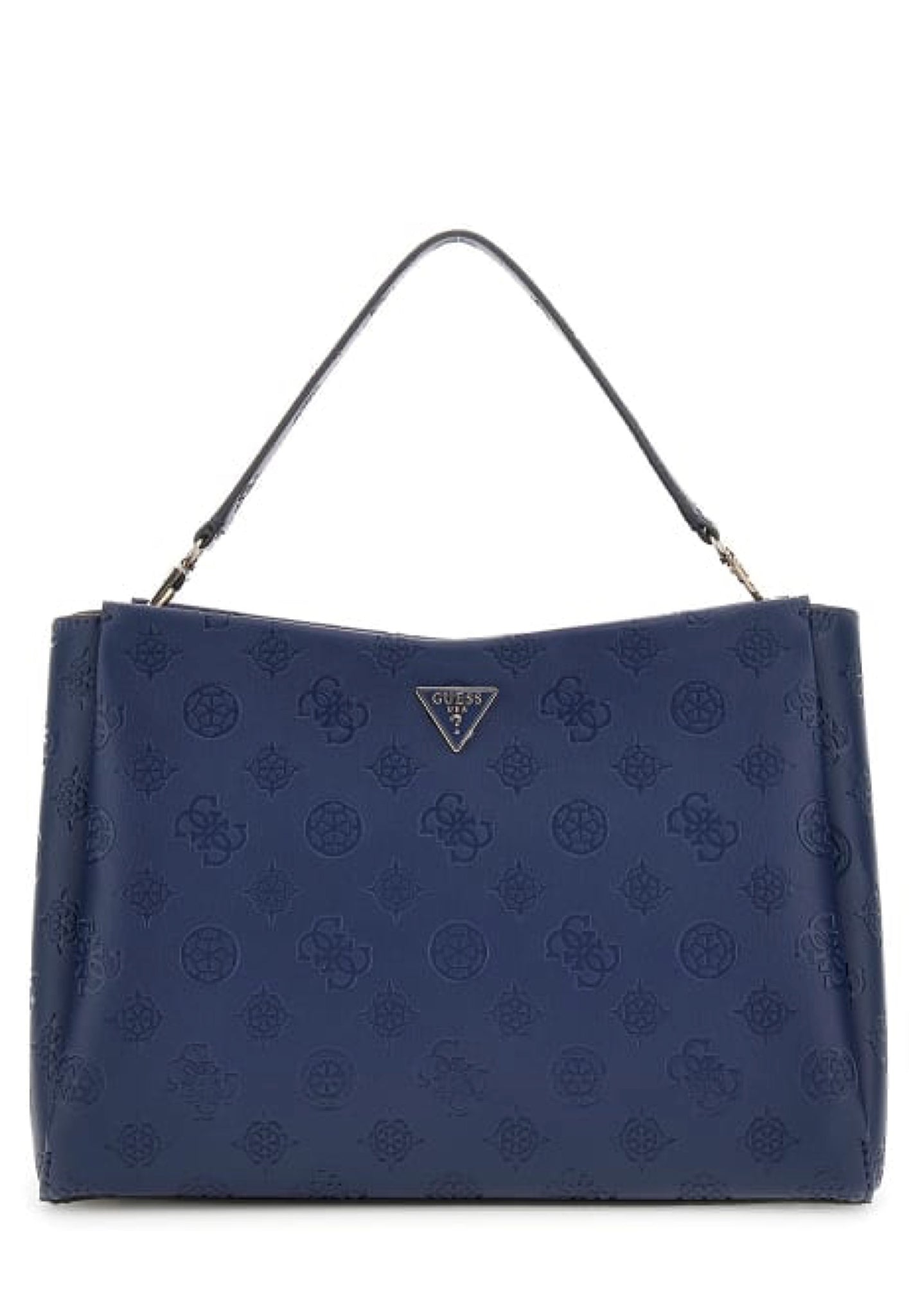 BORSA  A MANO E TRACOLLA GUESS TISHA PD776407 MIDNIGHT LOGO