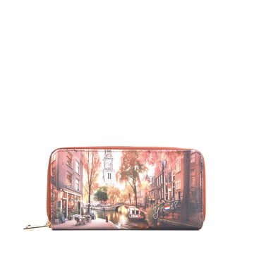 PORTAFOGLIO YNOT DOPPIA ZIP YES-568F7 AMSTERDAM LIGHTS
