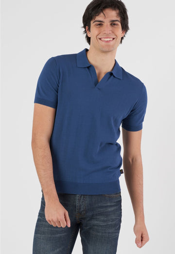 MAGLIA MEZZA MANICA POLO UOMO MARINA MILITARE MYK0148 BLU