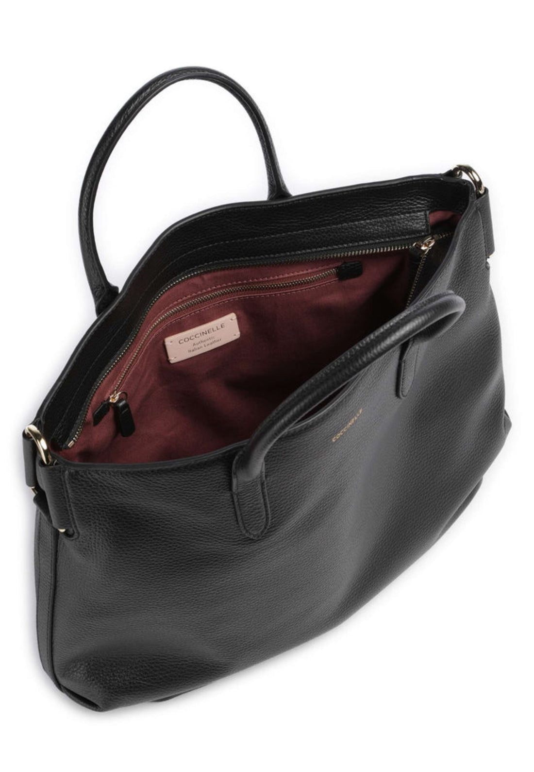 BORSA A MANO E TRACOLLA COCCINELLE REBEKKA E1T95180101 001 NOIR